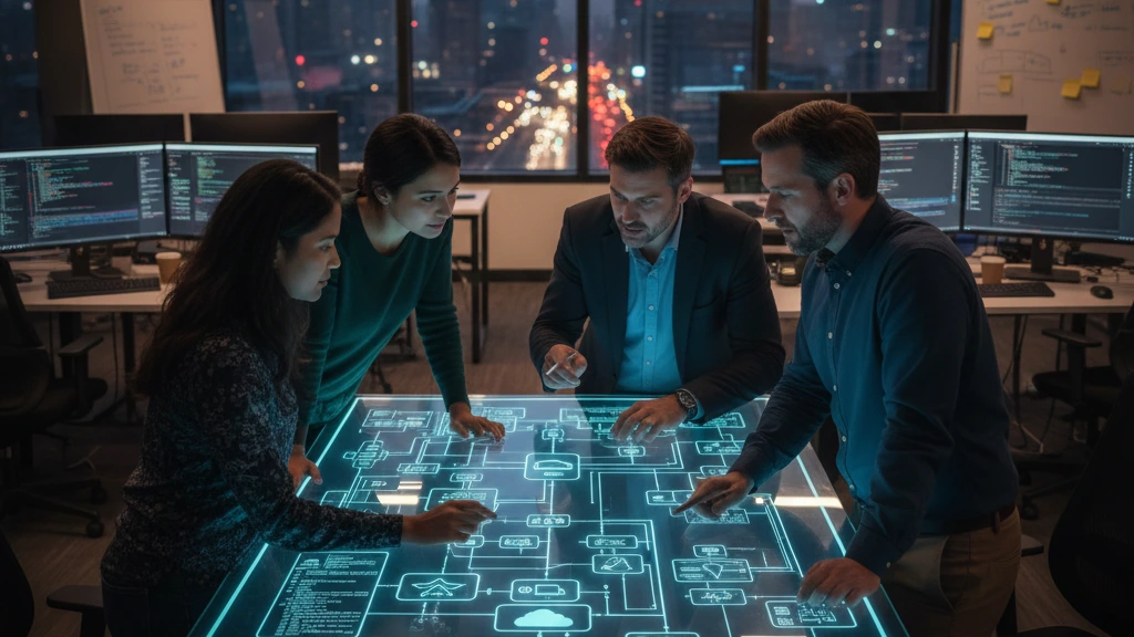 team-working-on-solution